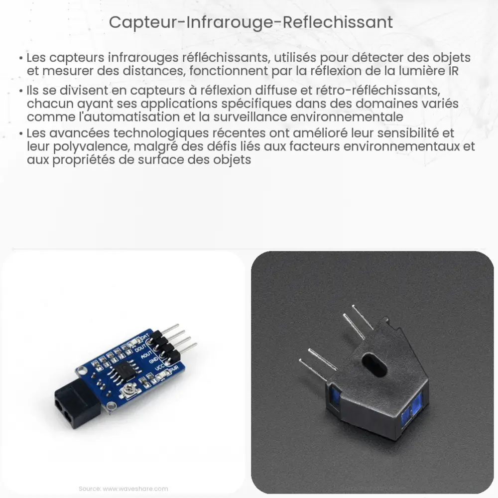 Capteur infrarouge réfléchissant