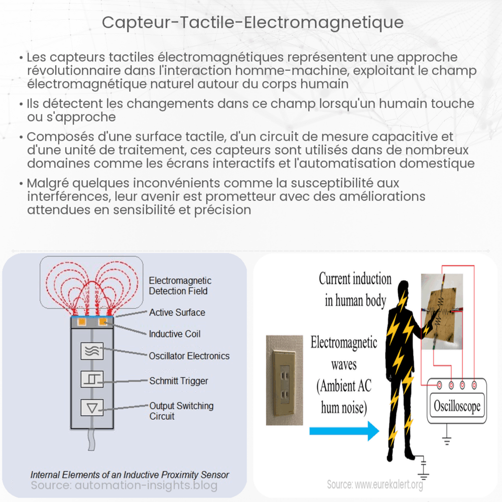 Capteur tactile électromagnétique