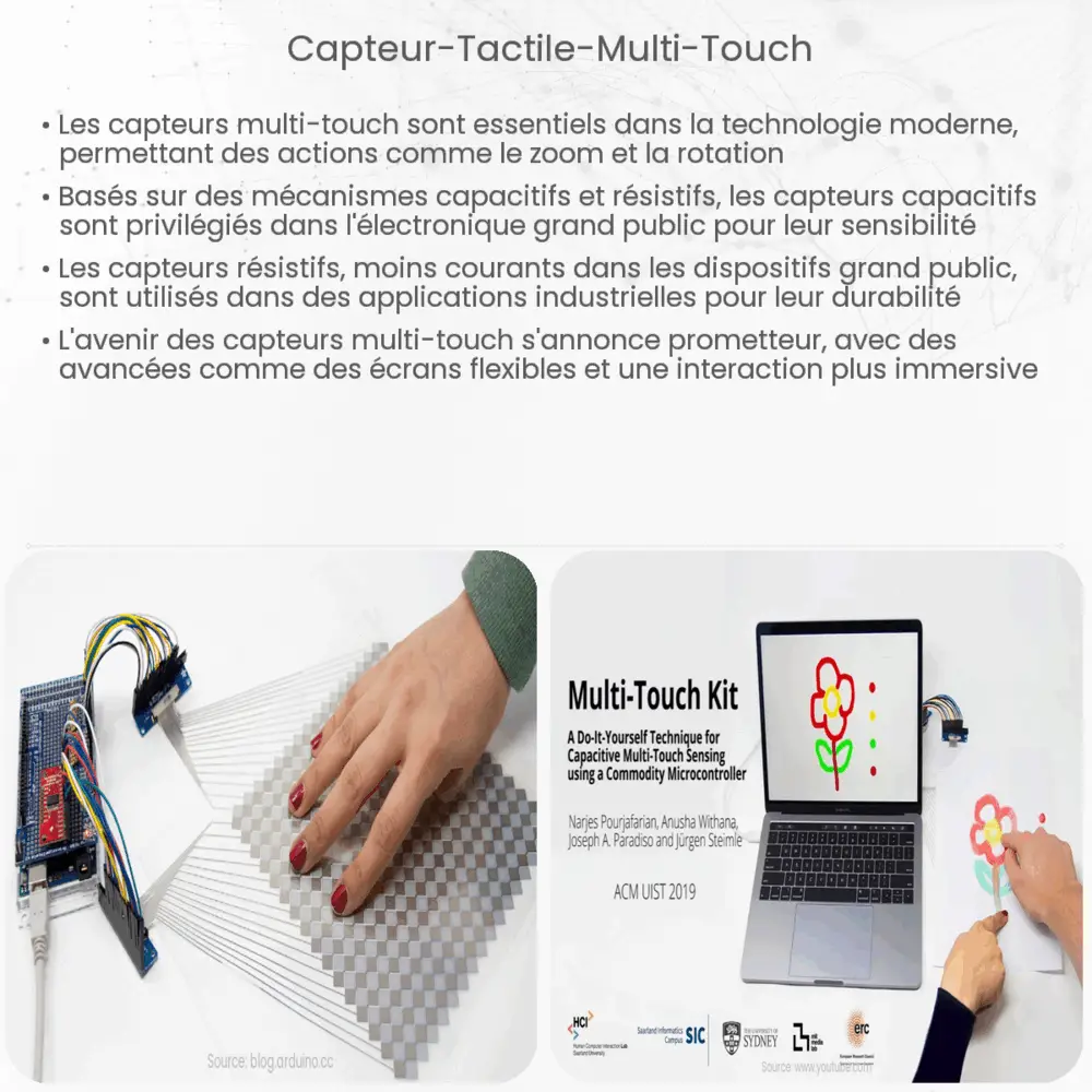 Capteur tactile Multi-Touch
