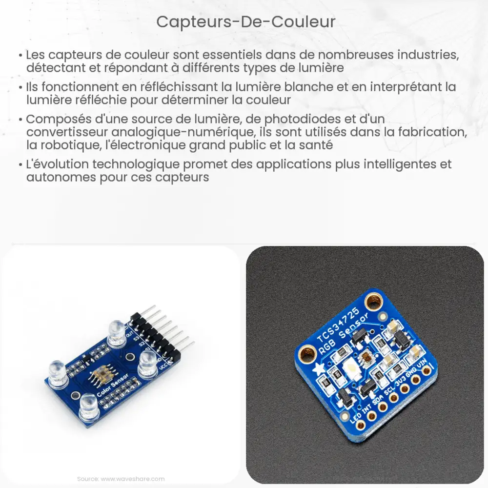 Capteurs de couleur