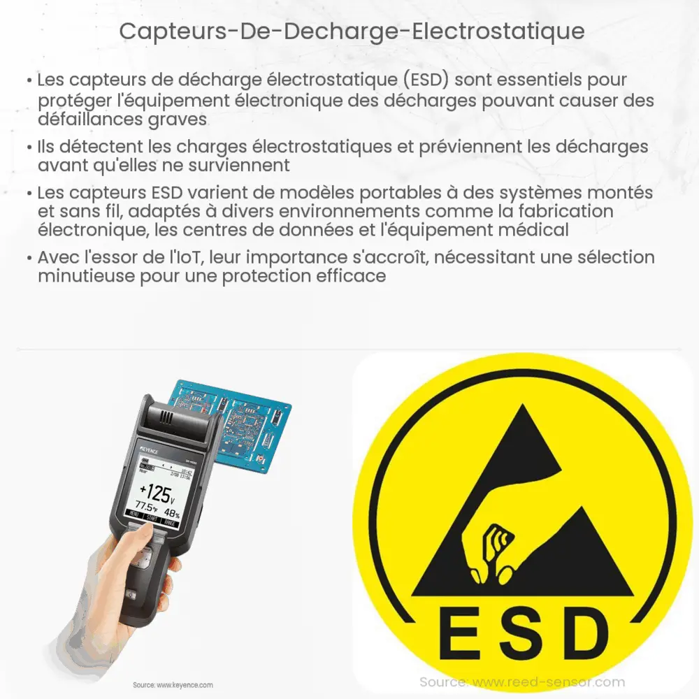 Capteurs de décharge électrostatique