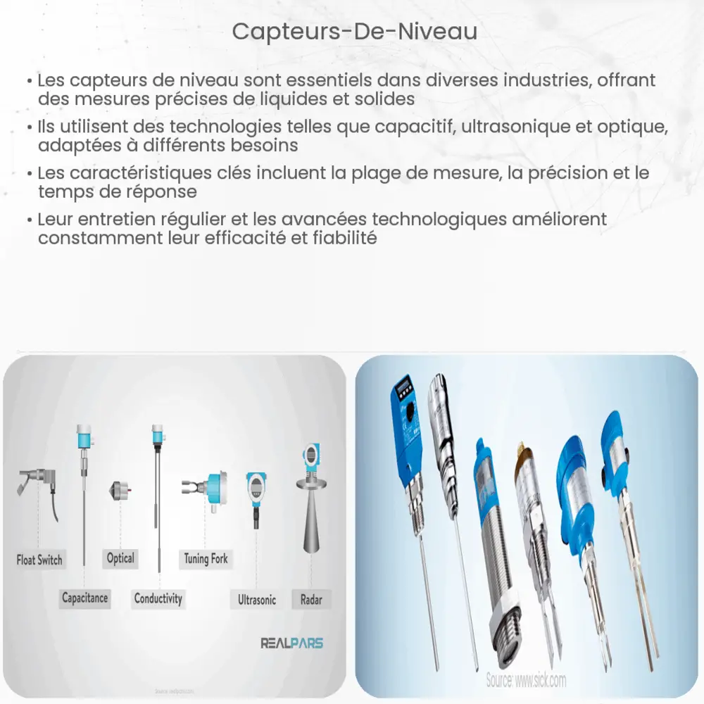 Capteurs de niveau
