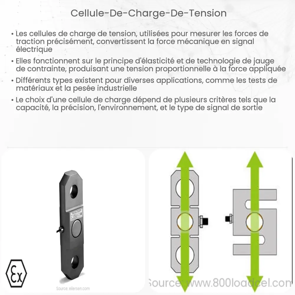 Cellule de charge de tension