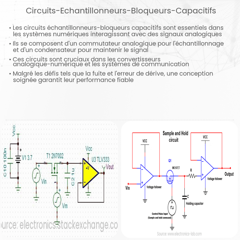 Circuits échantillonneurs-bloqueurs capacitifs