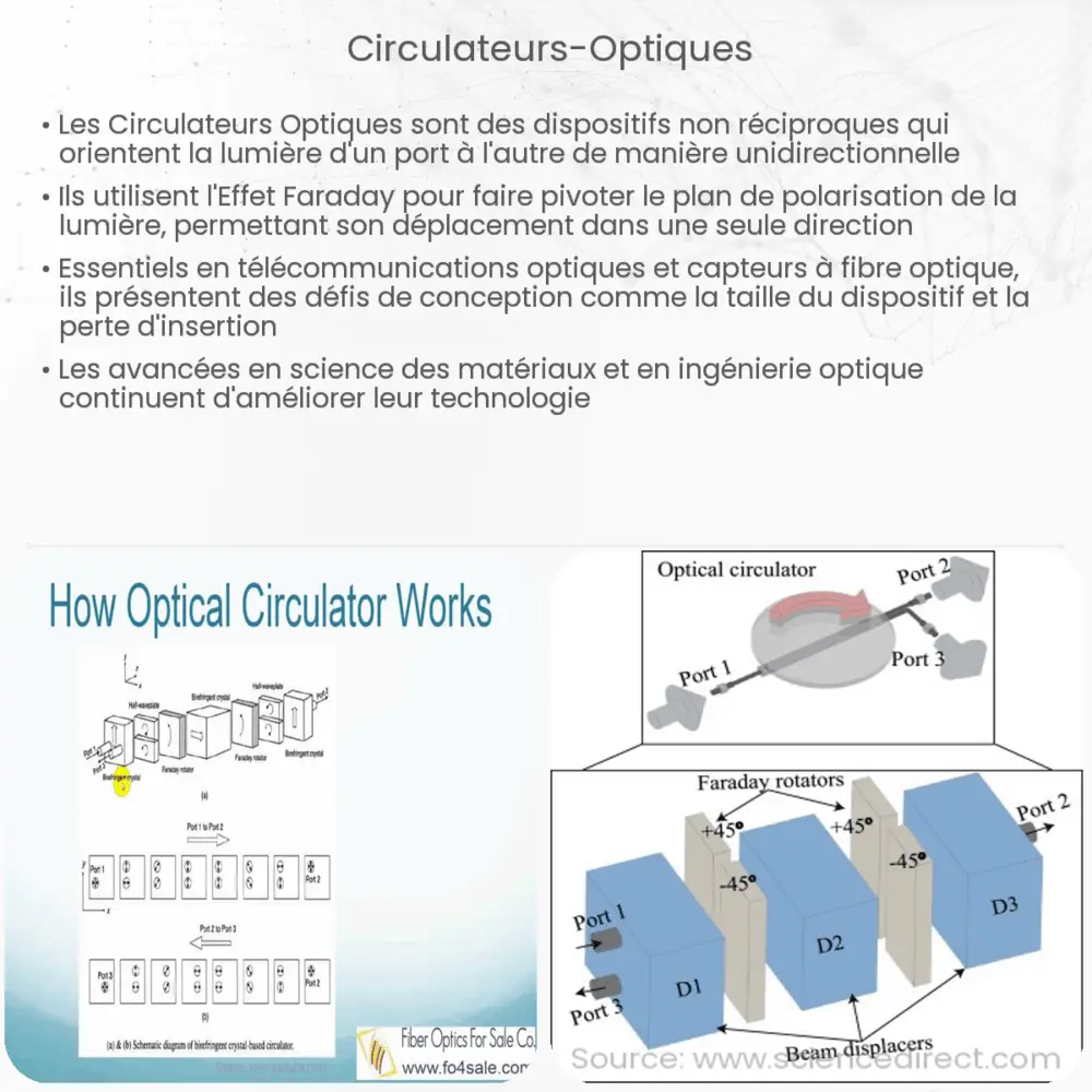 Circulateurs optiques