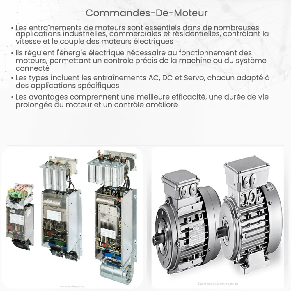 Commandes de moteur