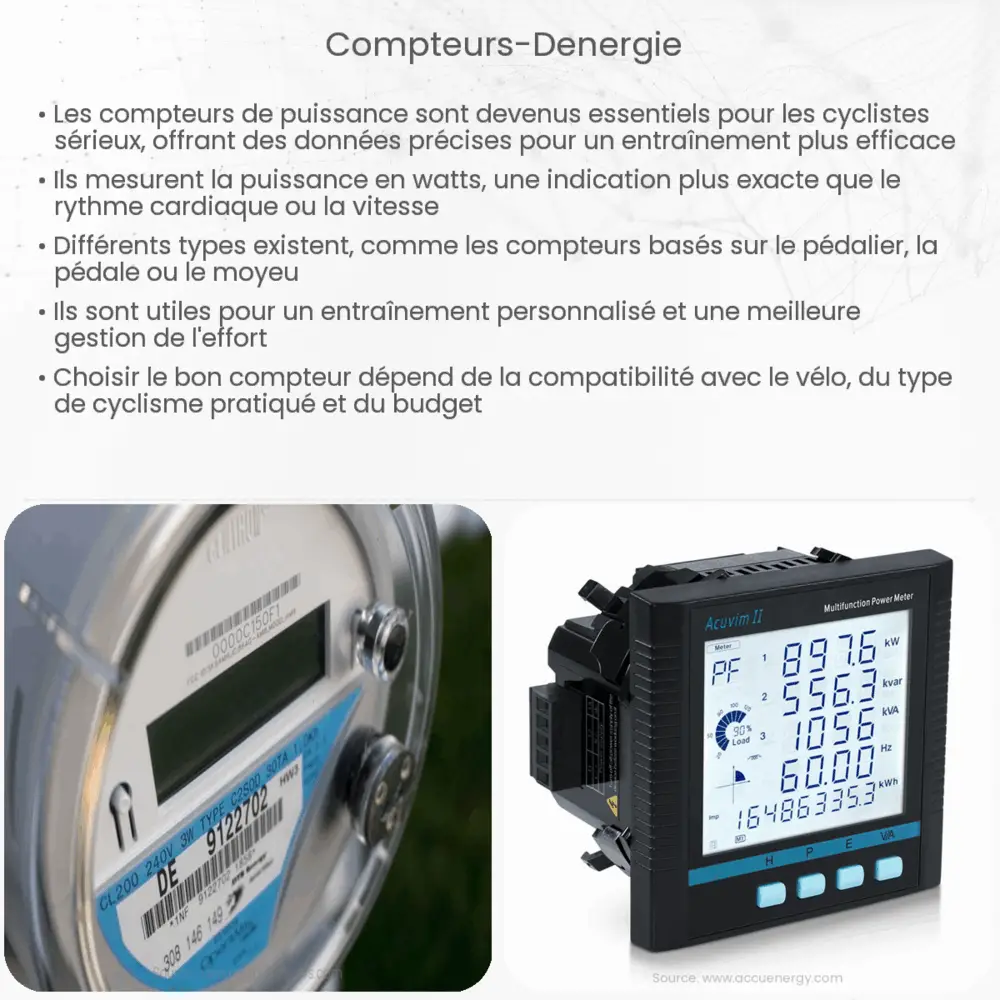 Compteurs d'énergie
