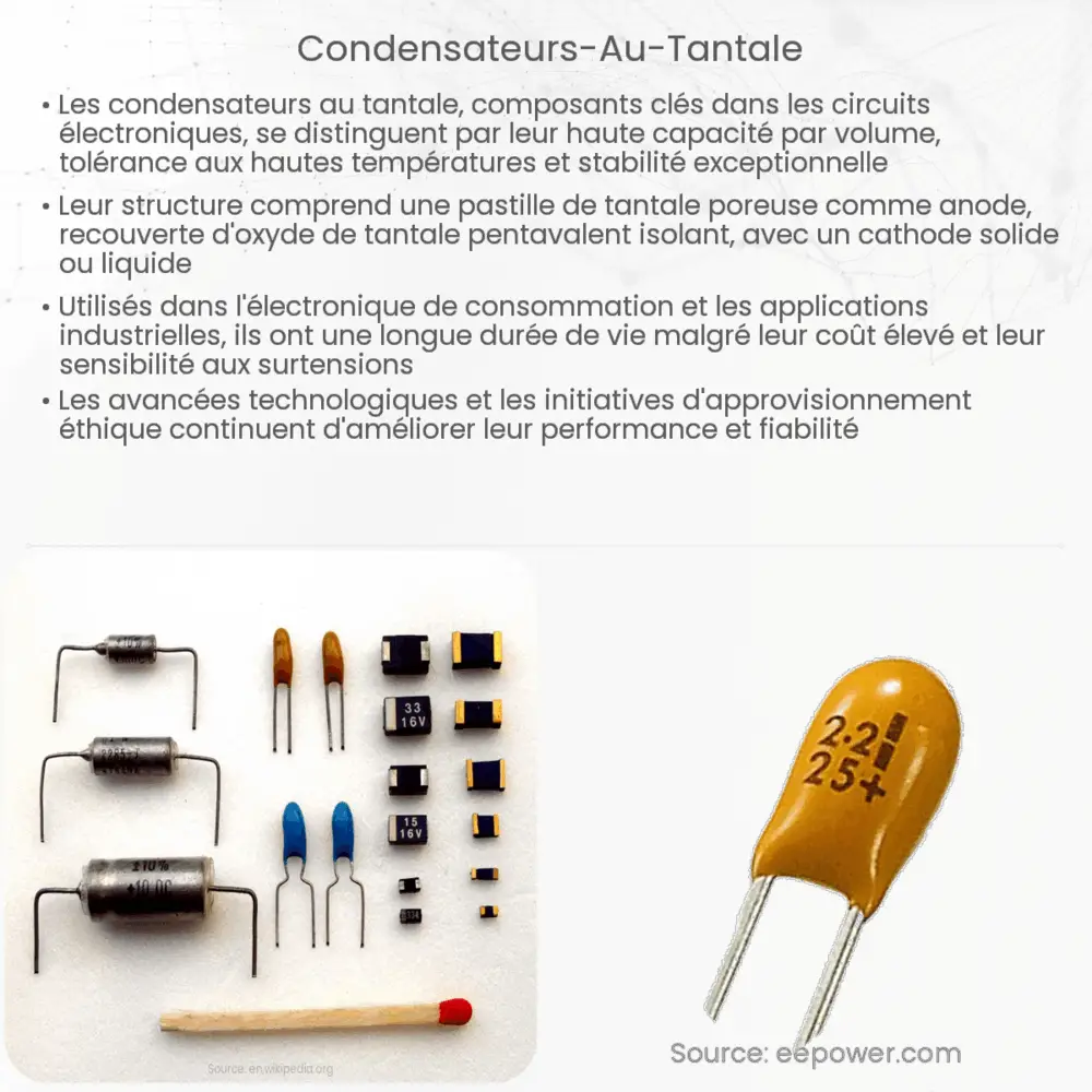 Condensateurs au tantale