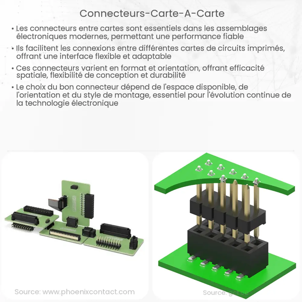 Connecteurs carte à carte