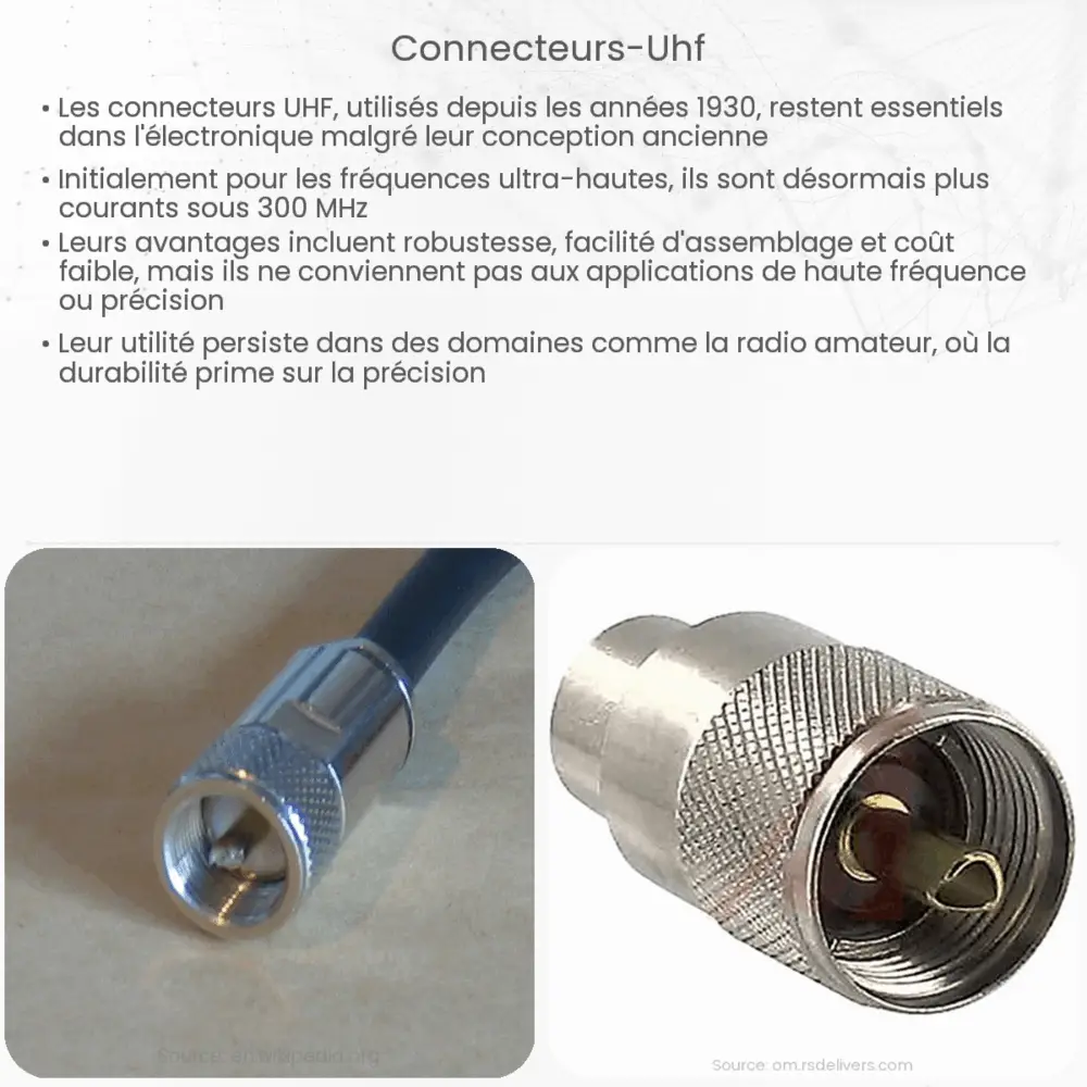 Connecteurs UHF