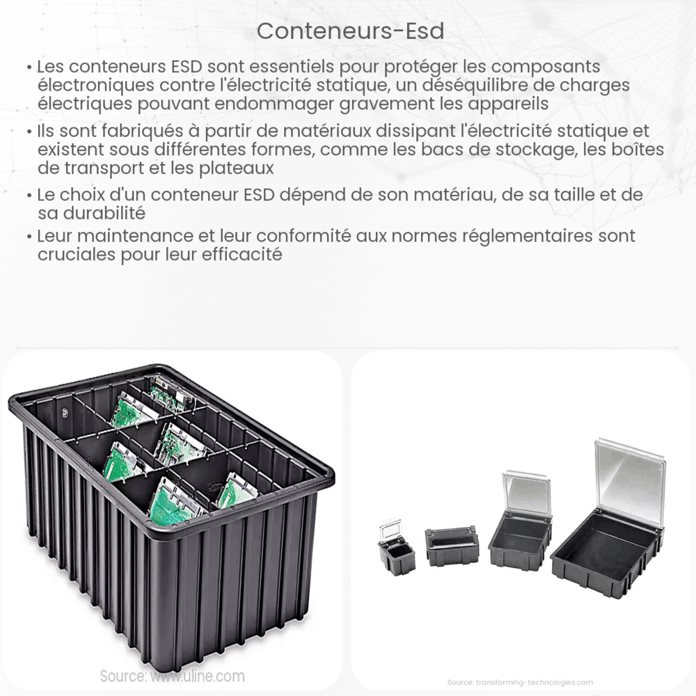 Conteneurs ESD