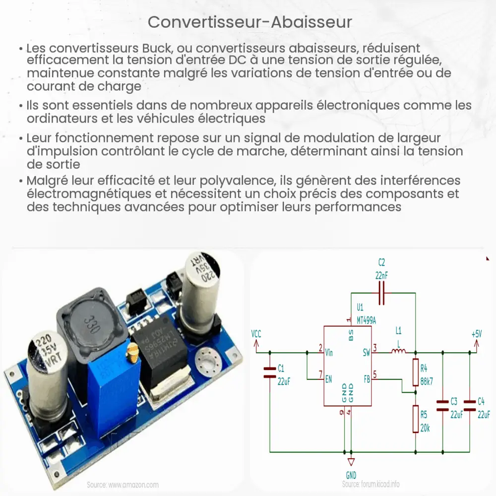 Convertisseur abaisseur comment a marche application et avantages