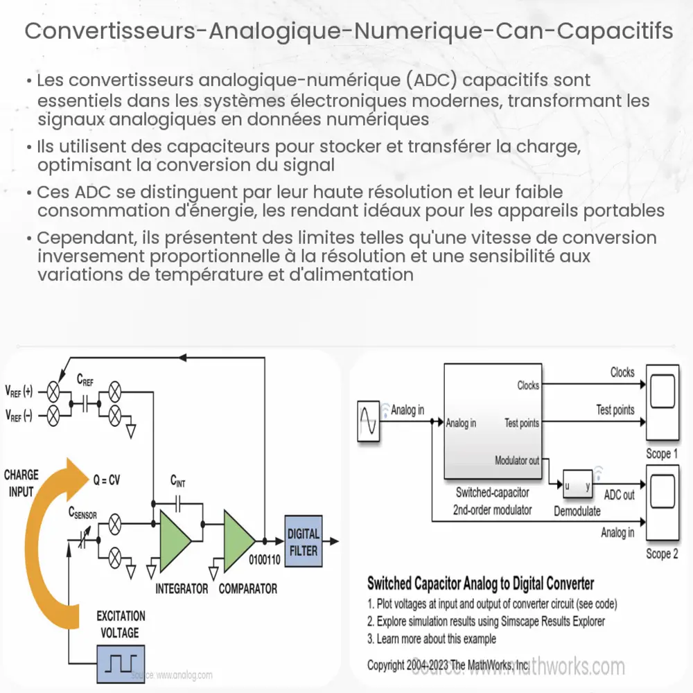 Convertisseurs analogique-numérique (CAN) capacitifs