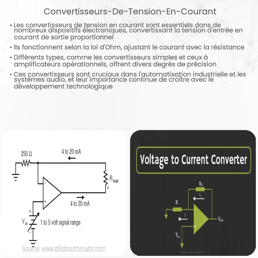 Convertisseurs de tension en courant