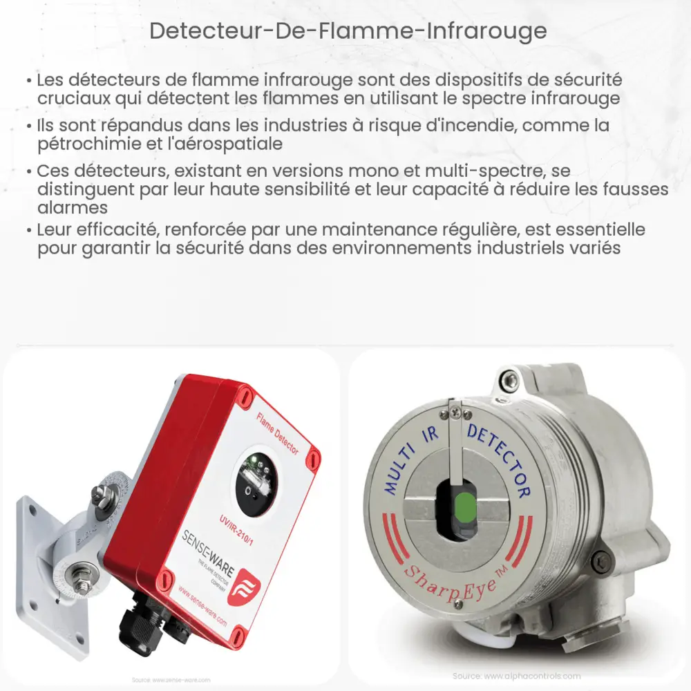 Détecteur de flamme infrarouge