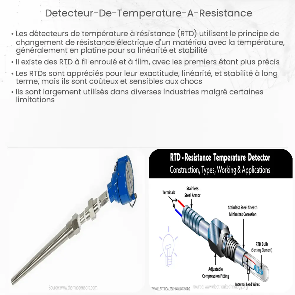 Détecteur de température à résistance