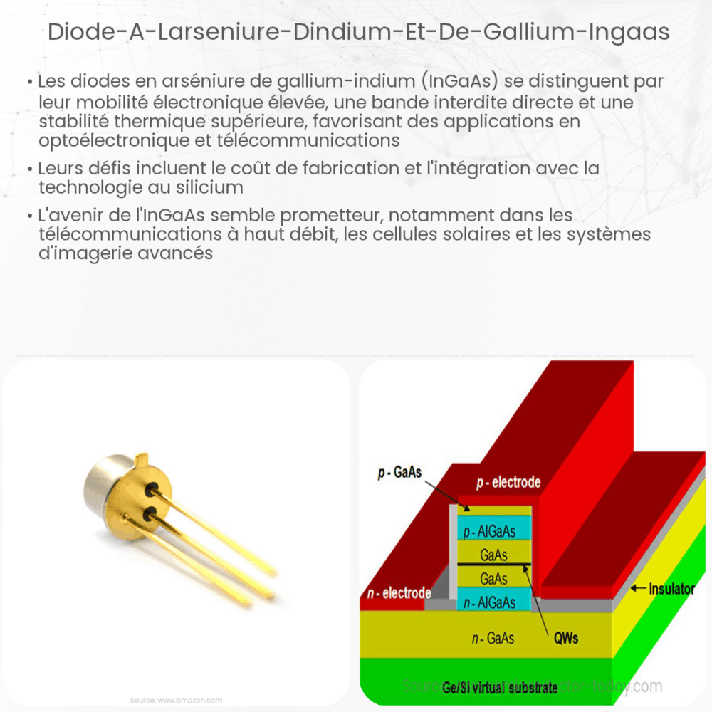 Diode à l'arséniure d'indium et de gallium (InGaAs)