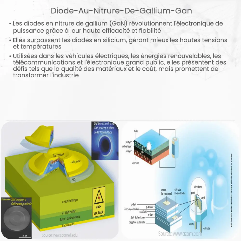 Diode au nitrure de gallium (GaN)