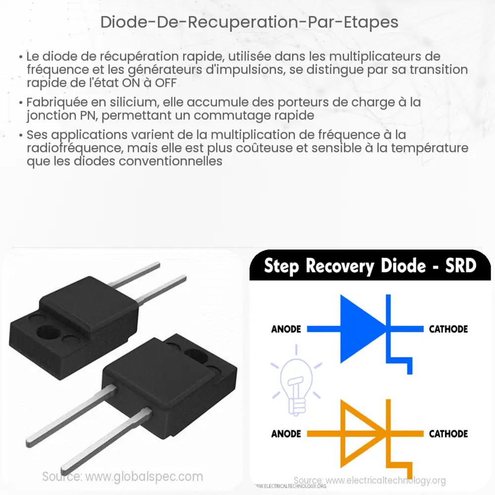 Diode de récupération par étapes