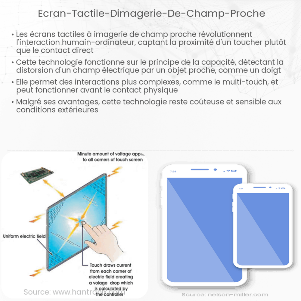 Écran tactile d'imagerie de champ proche