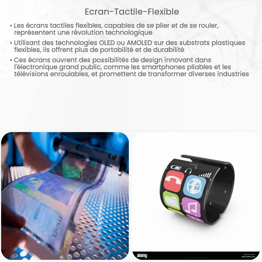 Écran tactile flexible