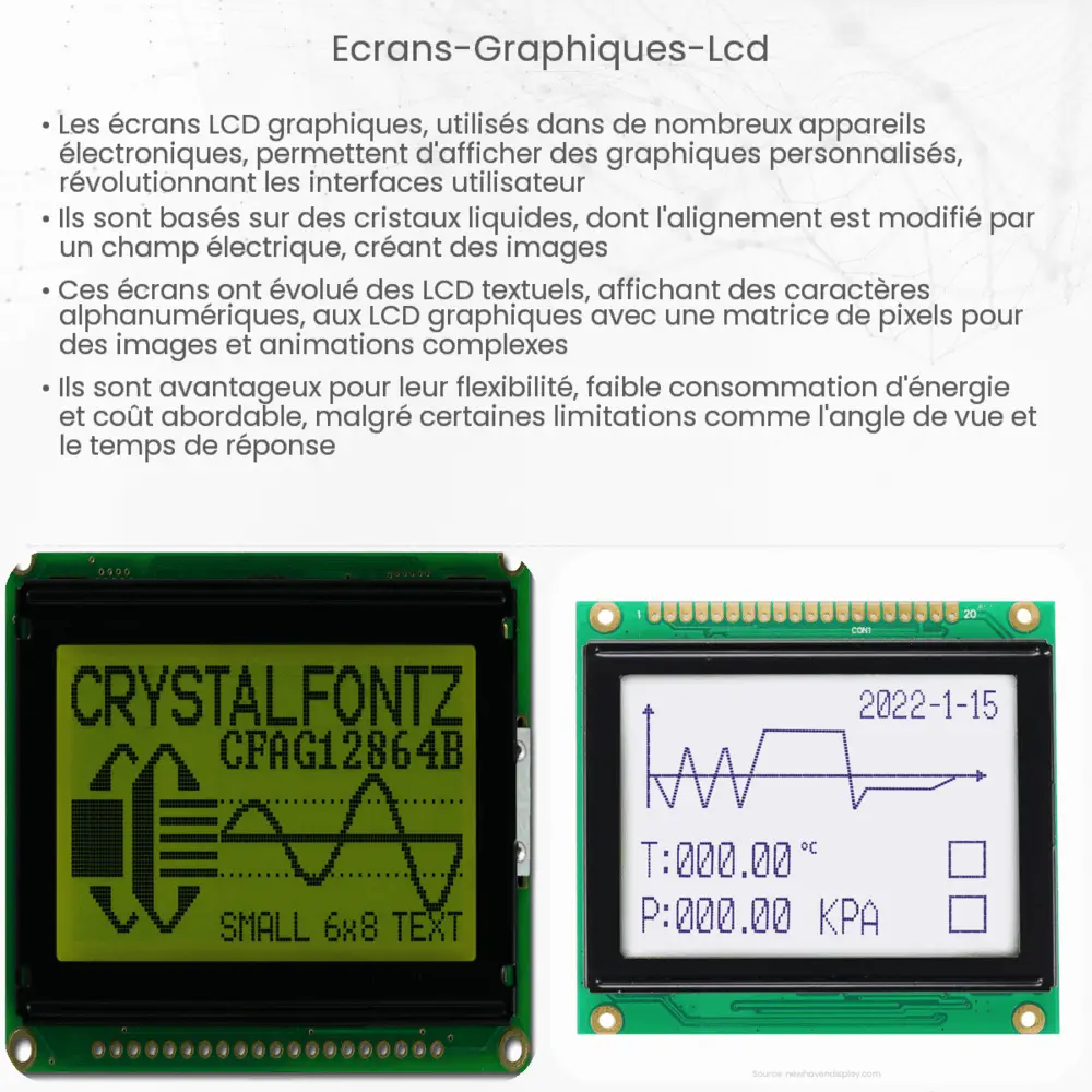 Écrans graphiques LCD