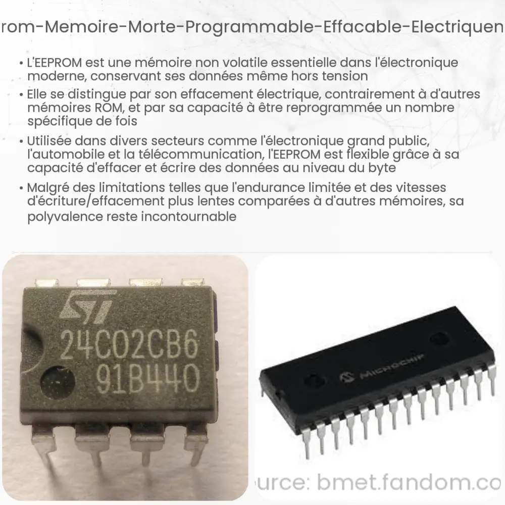 EEPROM (Mémoire morte programmable effaçable électriquement)