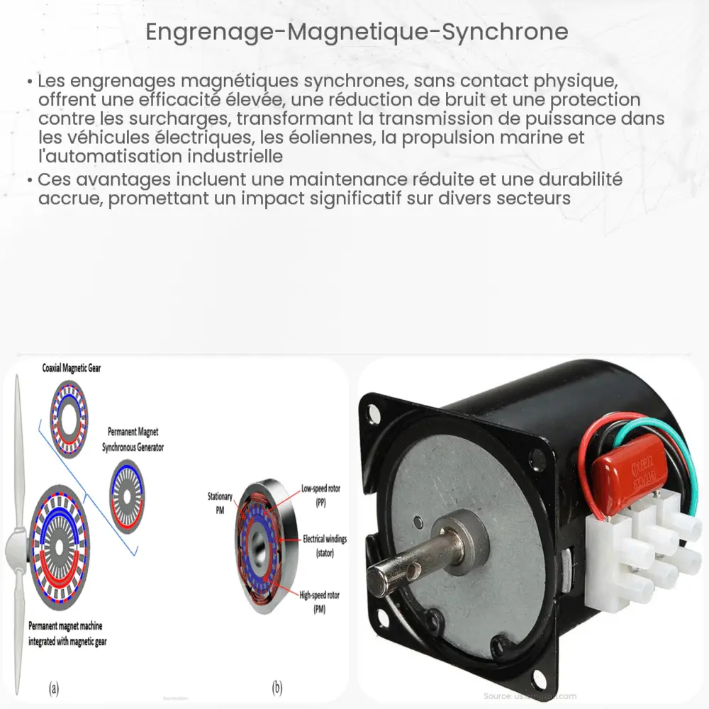 Engrenage magnétique synchrone