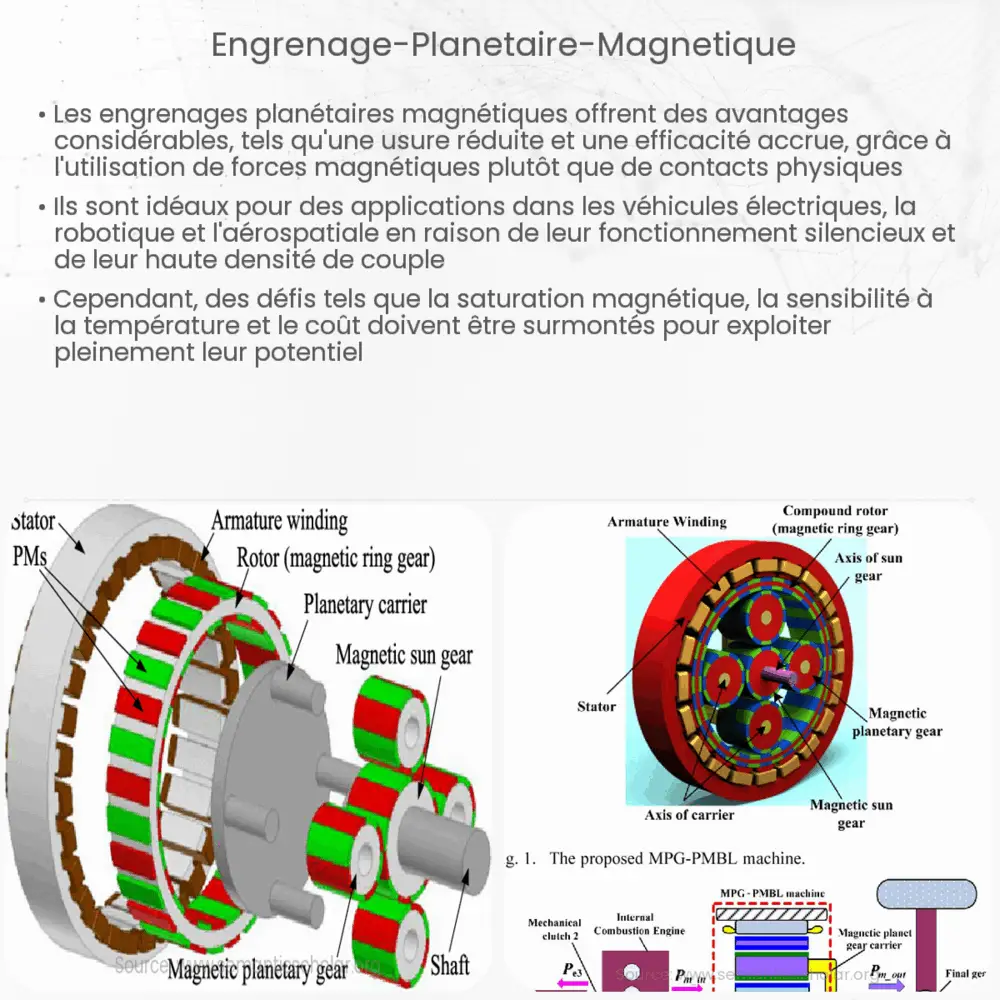 Engrenage planétaire magnétique