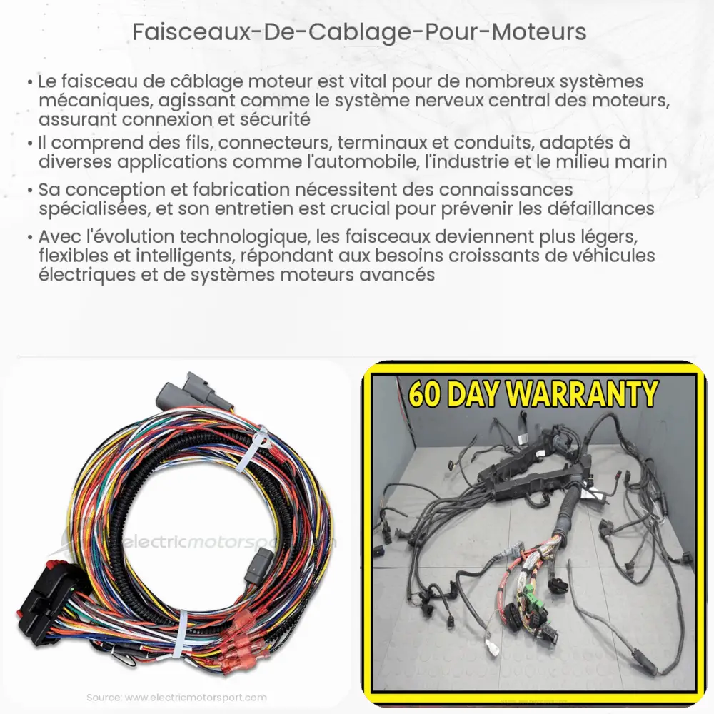 Faisceaux de câblage pour moteurs