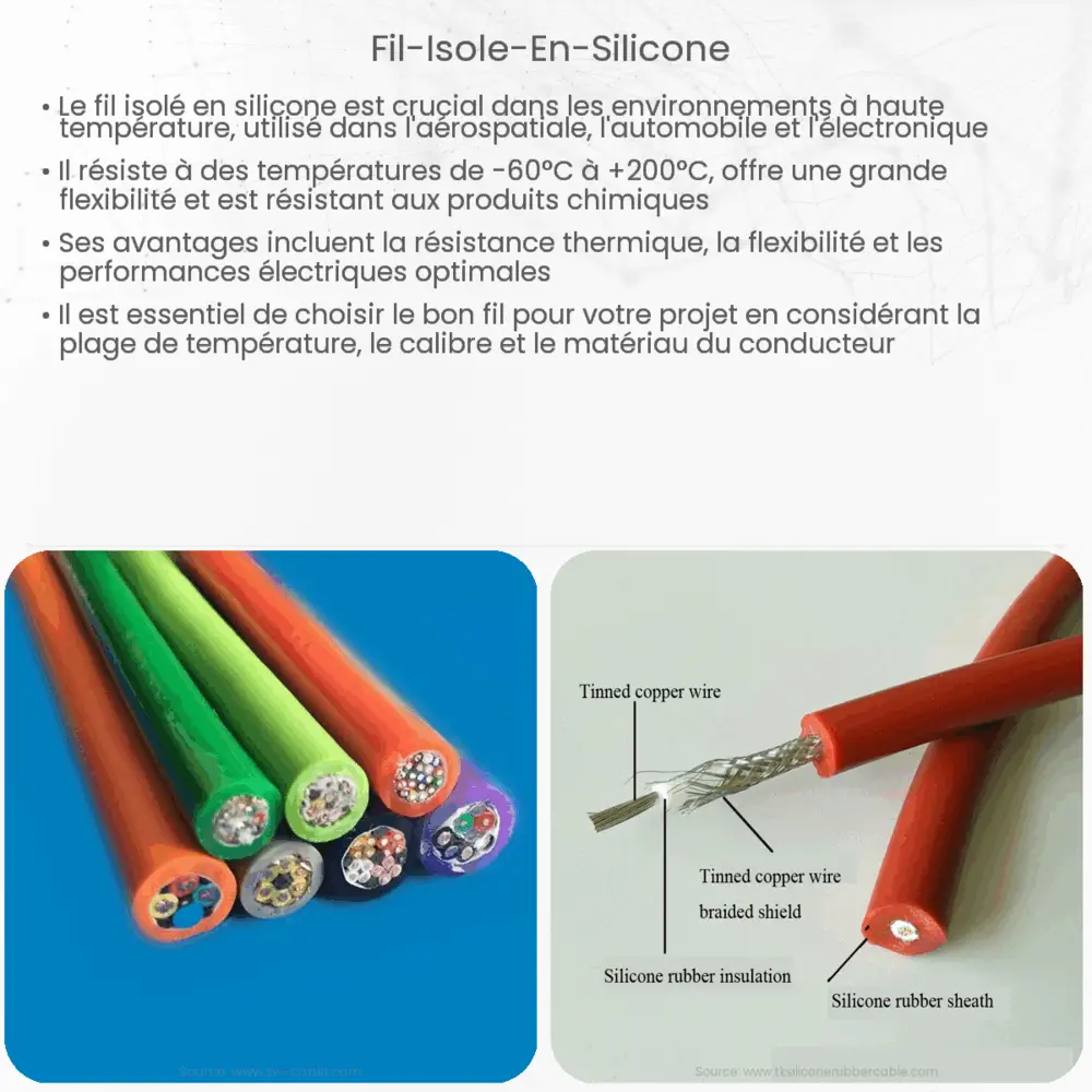 Fil Isolé en Silicone