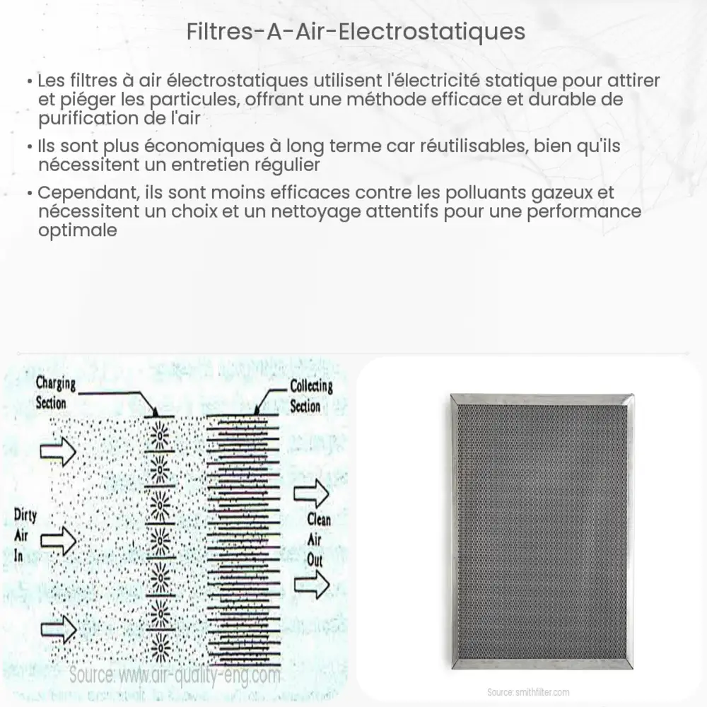 Filtres à air électrostatiques