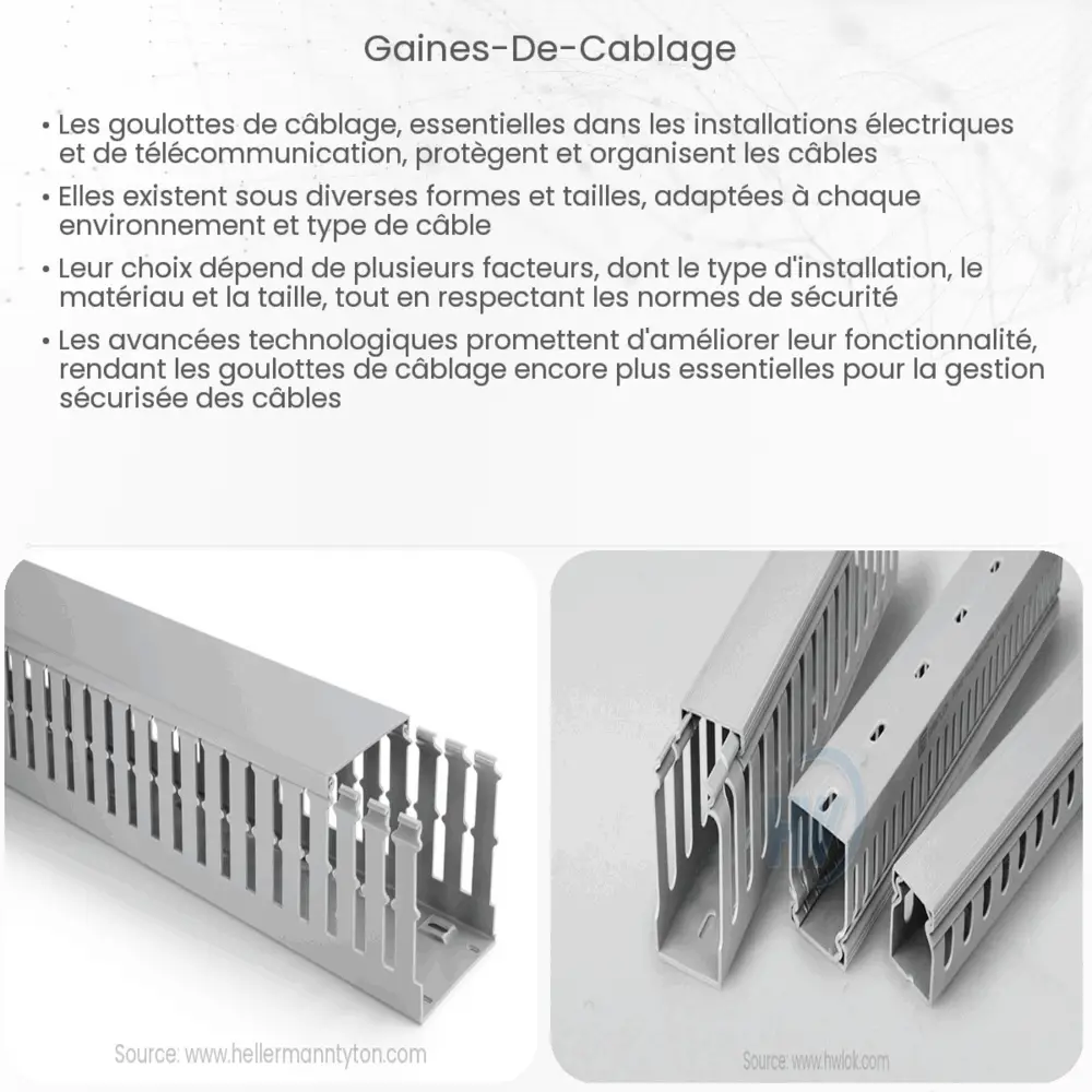 Gaines de câblage