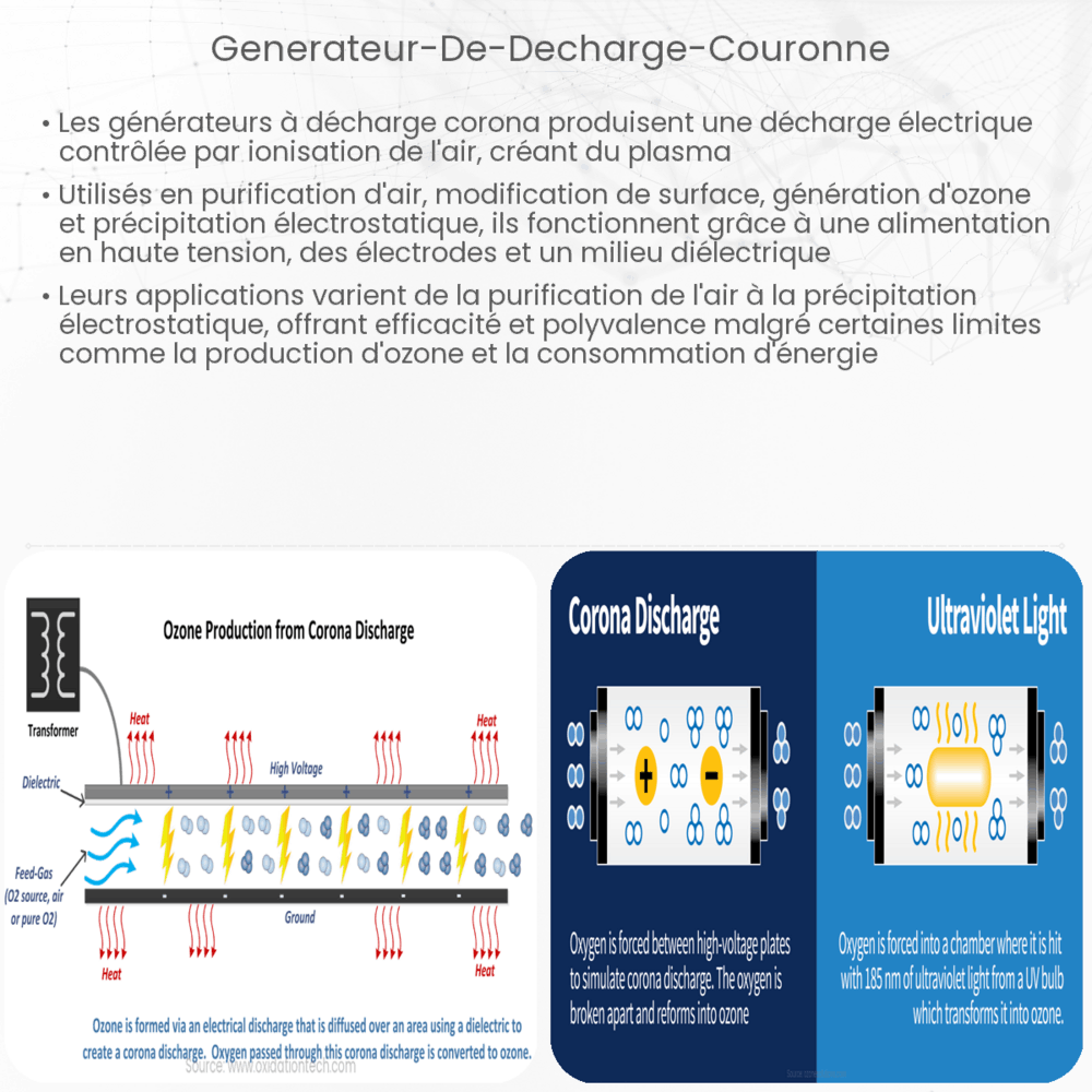 Générateur de décharge couronne