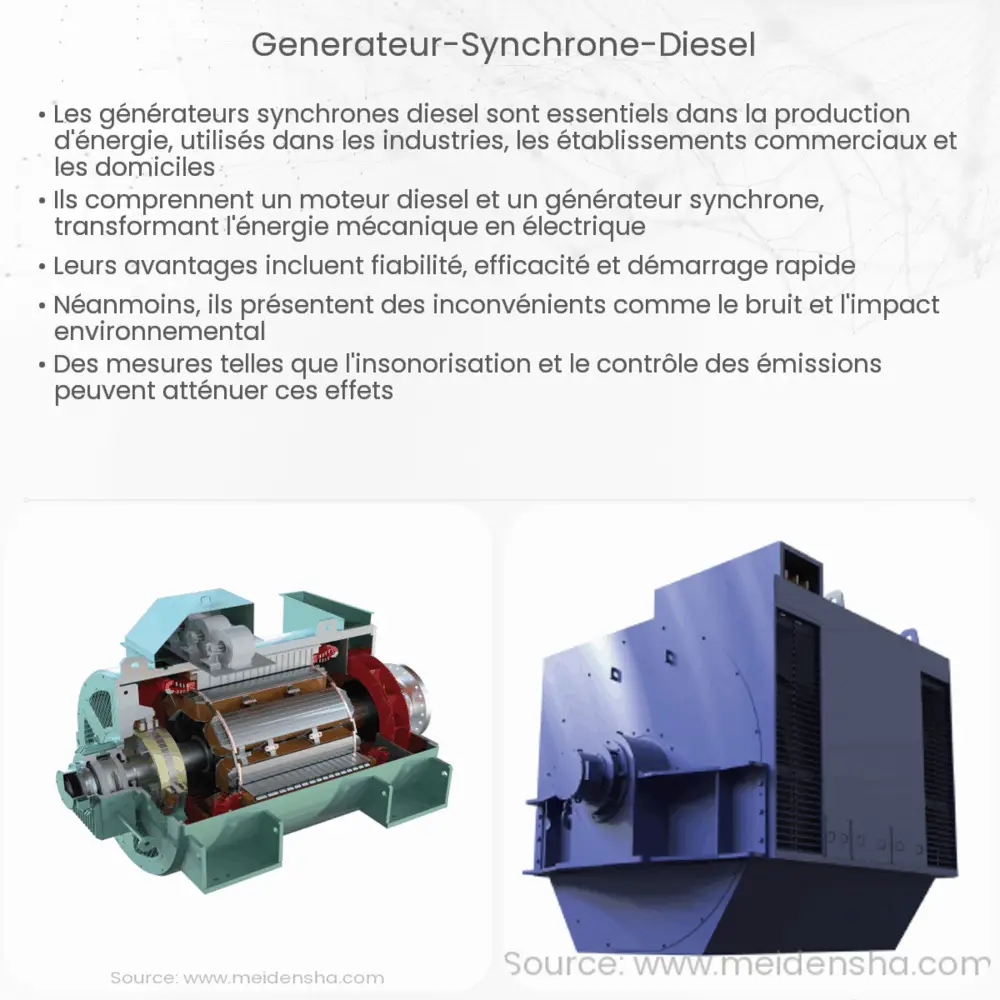 Générateur Synchrone Diesel