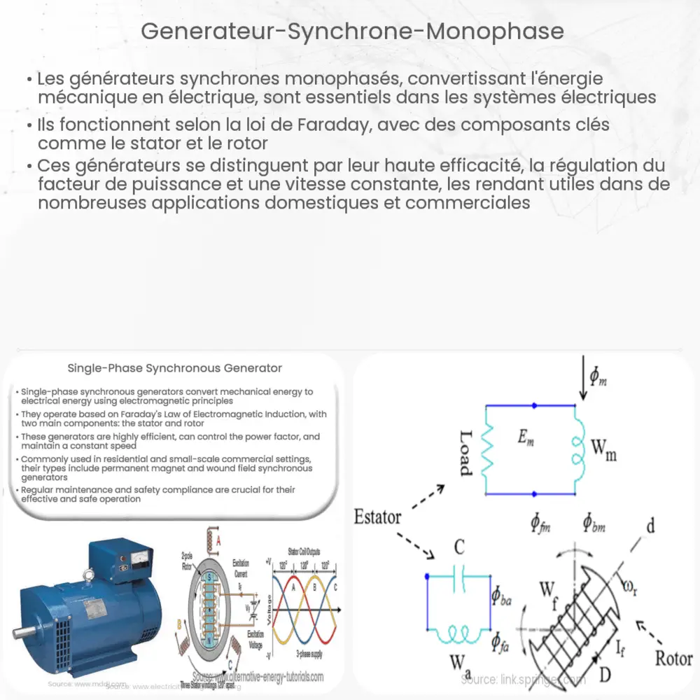 Générateur Synchrone Monophasé