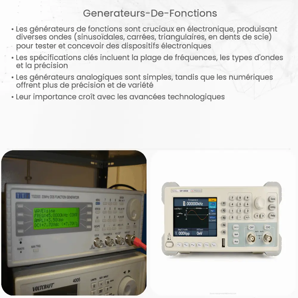 Générateurs de fonctions