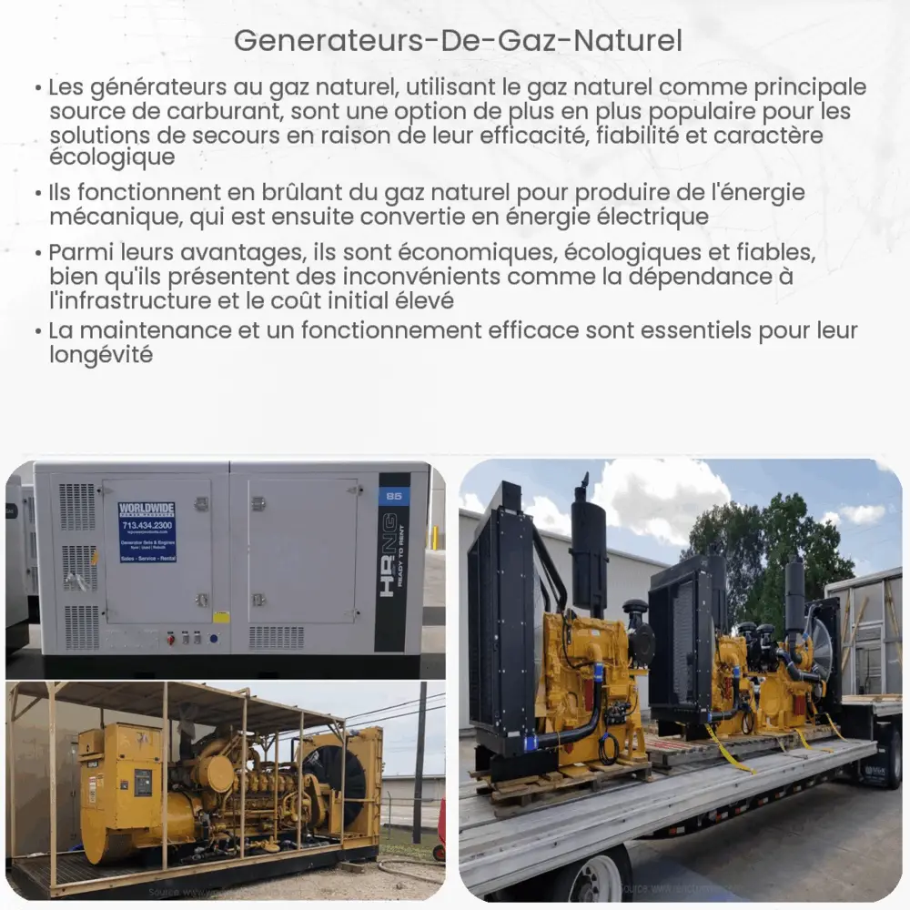 Générateurs de gaz naturel