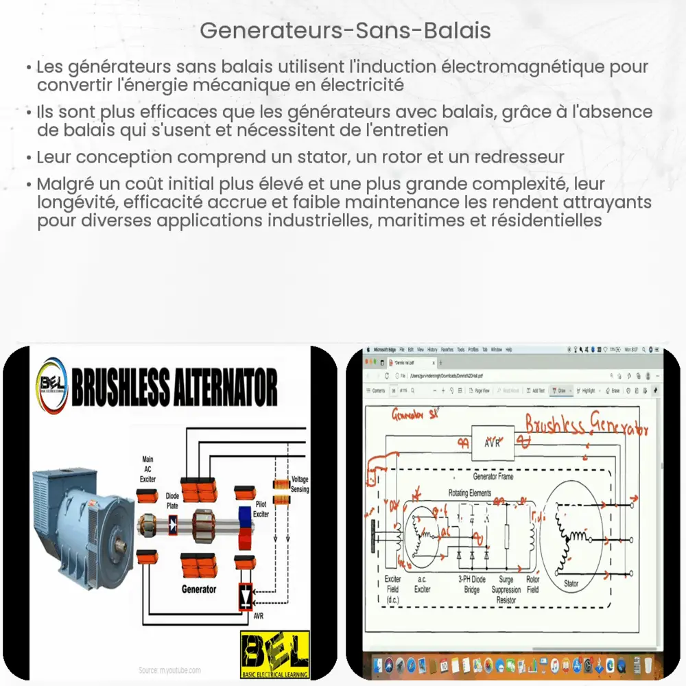 Générateurs sans balais