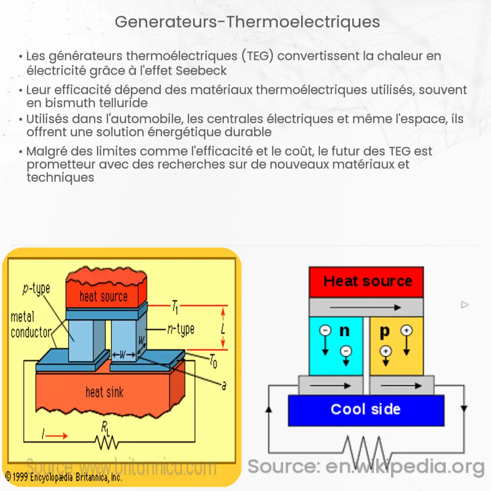 Générateurs thermoélectriques
