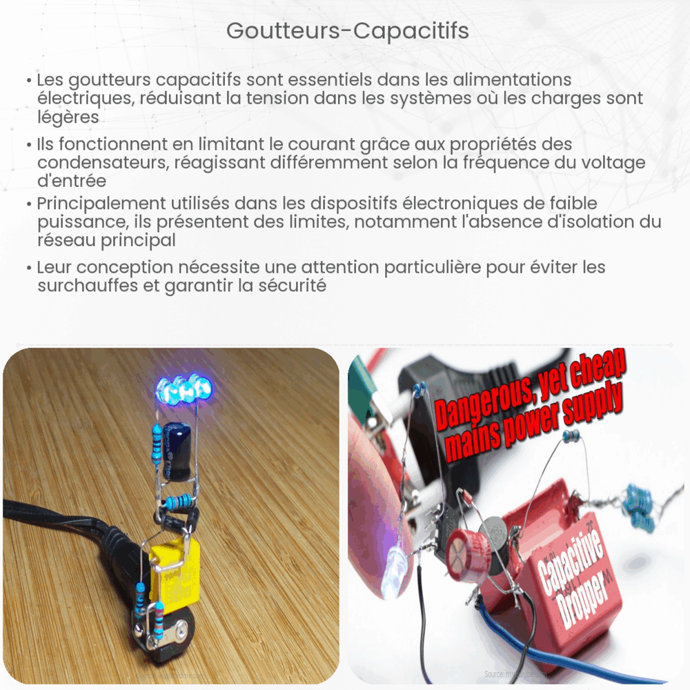 Goutteurs capacitifs