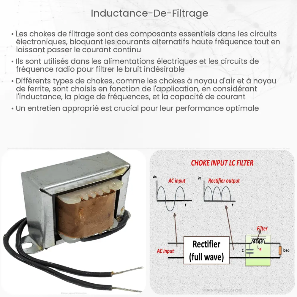 Inductance de filtrage