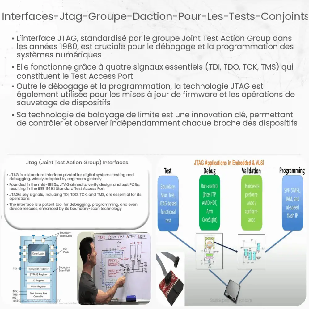 Interfaces JTAG (Groupe d'Action pour les Tests Conjoints)