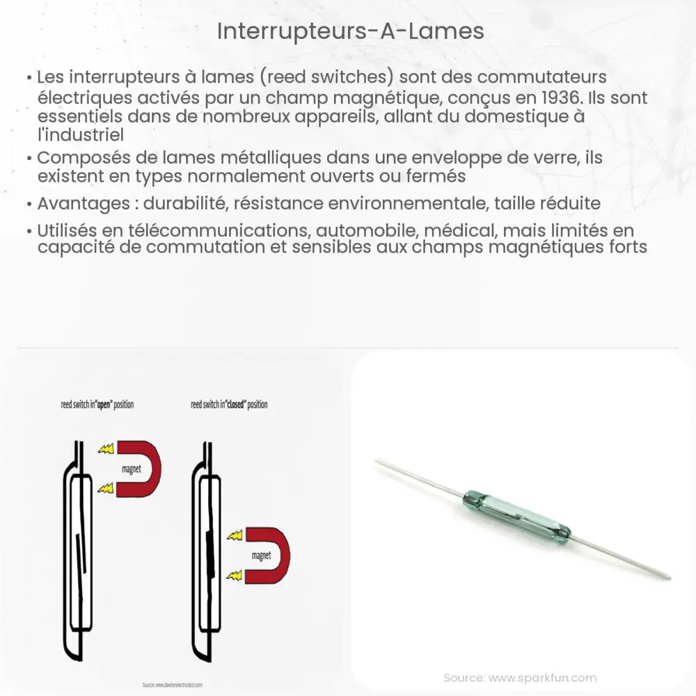 Interrupteurs à lames