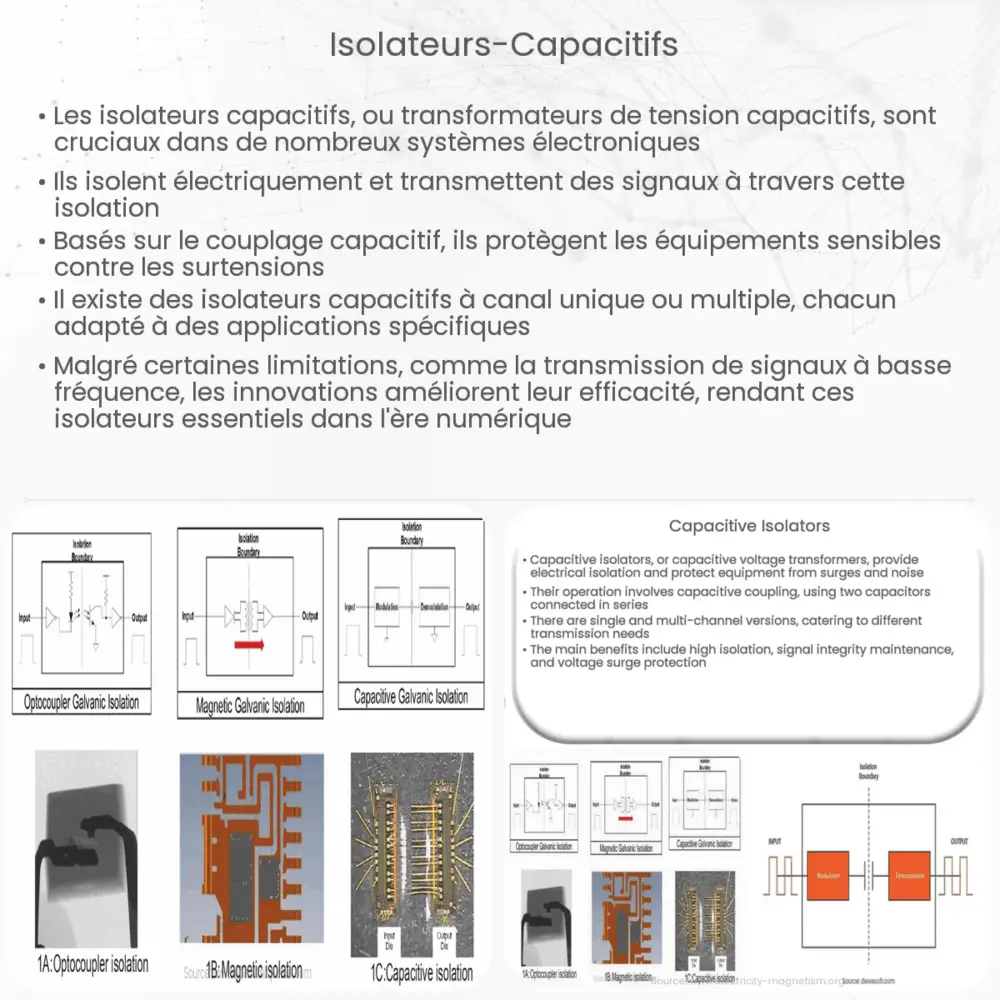 Isolateurs capacitifs