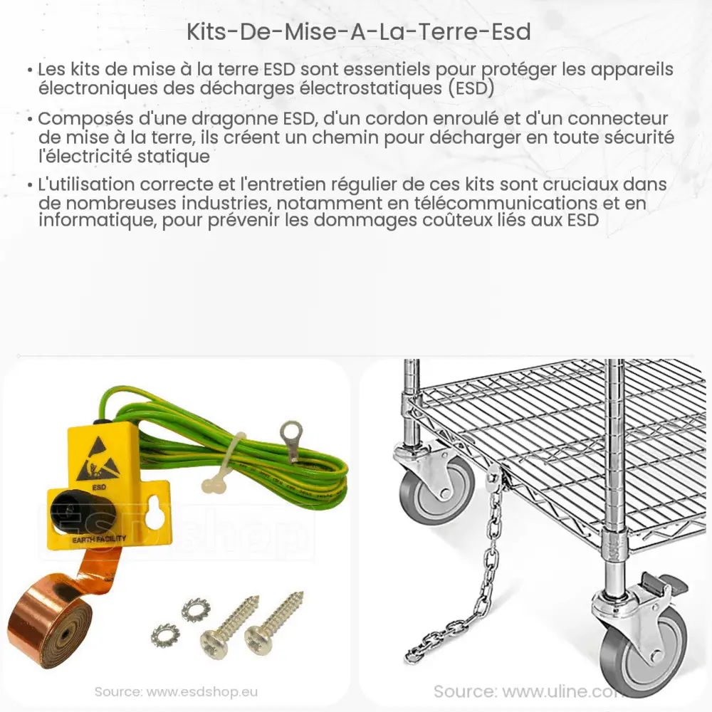 Kits de mise à la terre ESD