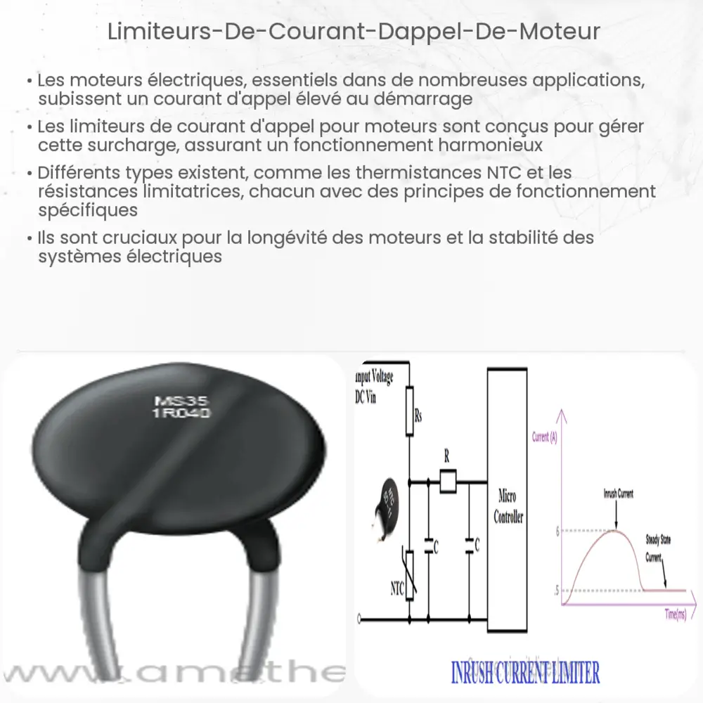Limiteurs de courant d'appel de moteur