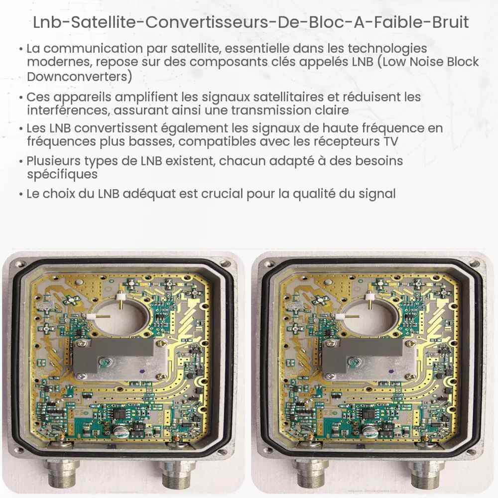 LNB satellite (convertisseurs de bloc à faible bruit)