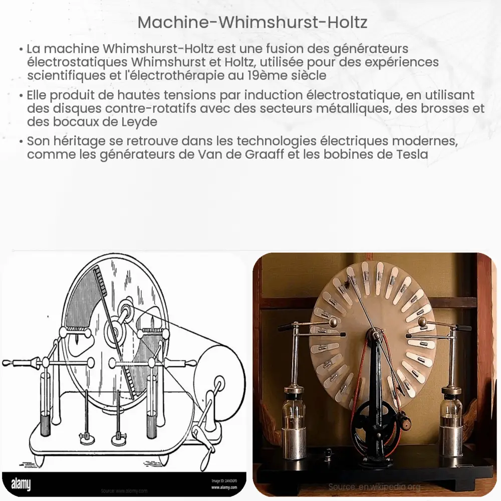 Machine Whimshurst-Holtz