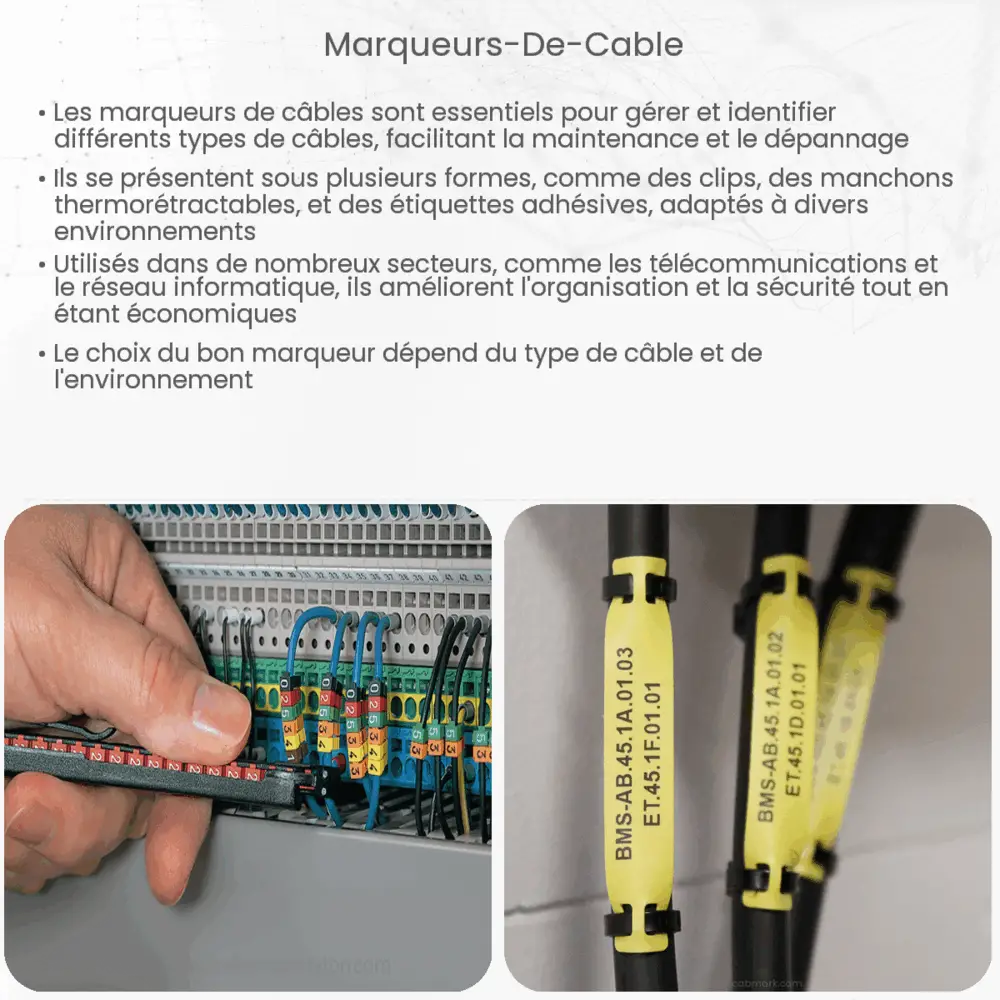 Marqueurs de câble